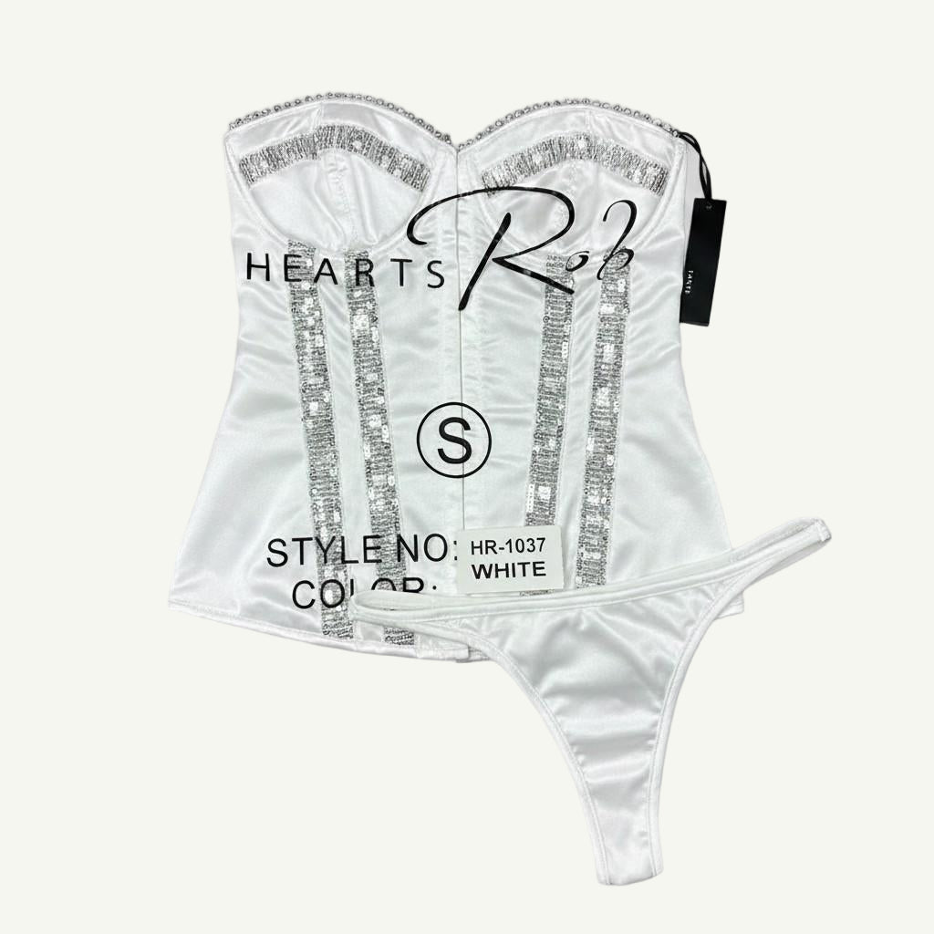 satin corset bundle